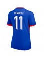 Frankrike Ousmane Dembele #11 Replika Hemmakläder Dam EM 2024 Kortärmad
